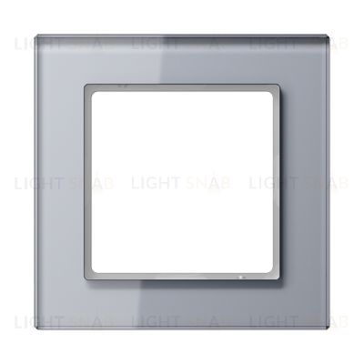 Рамка одинарная Jung A creation, серое стекло AC581GLKG AC581GLKG