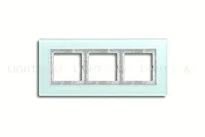 Рамка тройная Jung LS Plus матовое стекло LSP983GLAS LSP983GLAS
