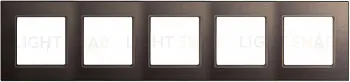 Рамка пятерная Jung A Creation мокко стекло AC585GLMO AC585GLMO