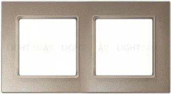 Рамка двойная Jung A Creation шампань AC582CH AC582CH