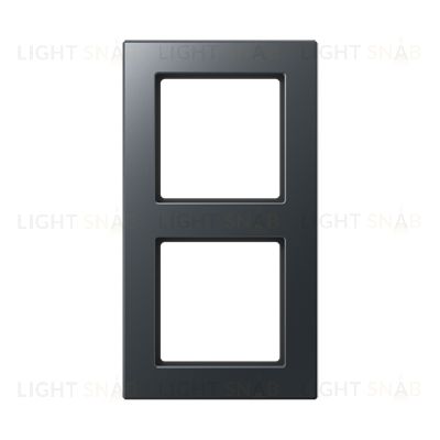 Рамка двойная Jung A Creation антрацит матовый AC582BFANM AC582BFANM