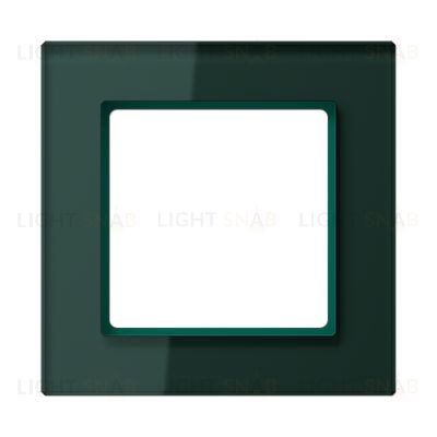 Рамка одинарная Jung A creation, изумрудное стекло AC581GLSG AC581GLSG