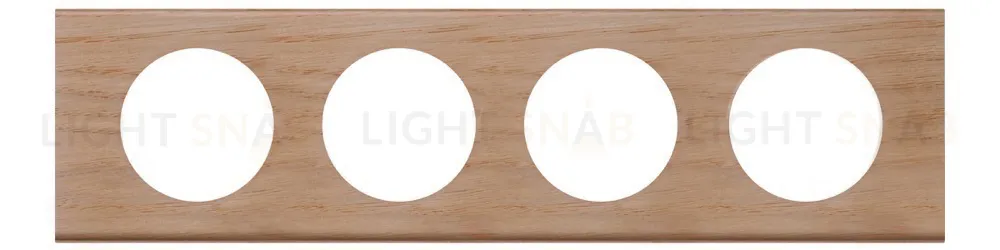 Рамка четырехместная Legrand Celiane, дуб беленый 69054 69054