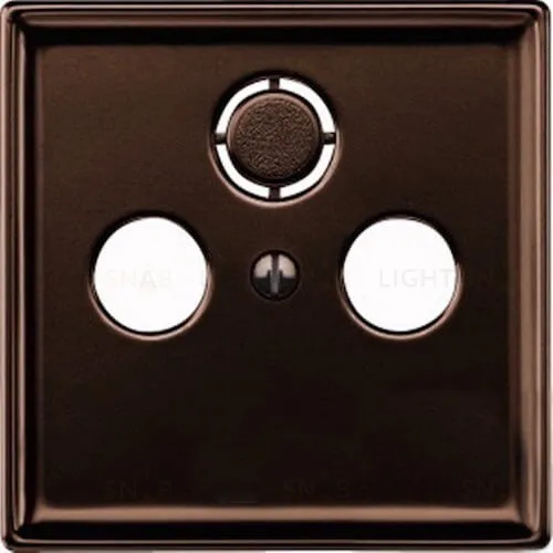 Телевизионная TV-SAT-FM розетка оконечная Merten MTN466097+MTN4123-4015 MTN466097 + MTN4123-4015