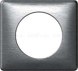 Рамка одноместная Legrand Celiane алюминий металлик 68921 68921