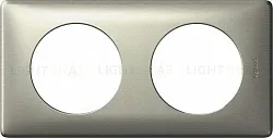 Рамка двухместная Legrand Celiane титан 68902 68902