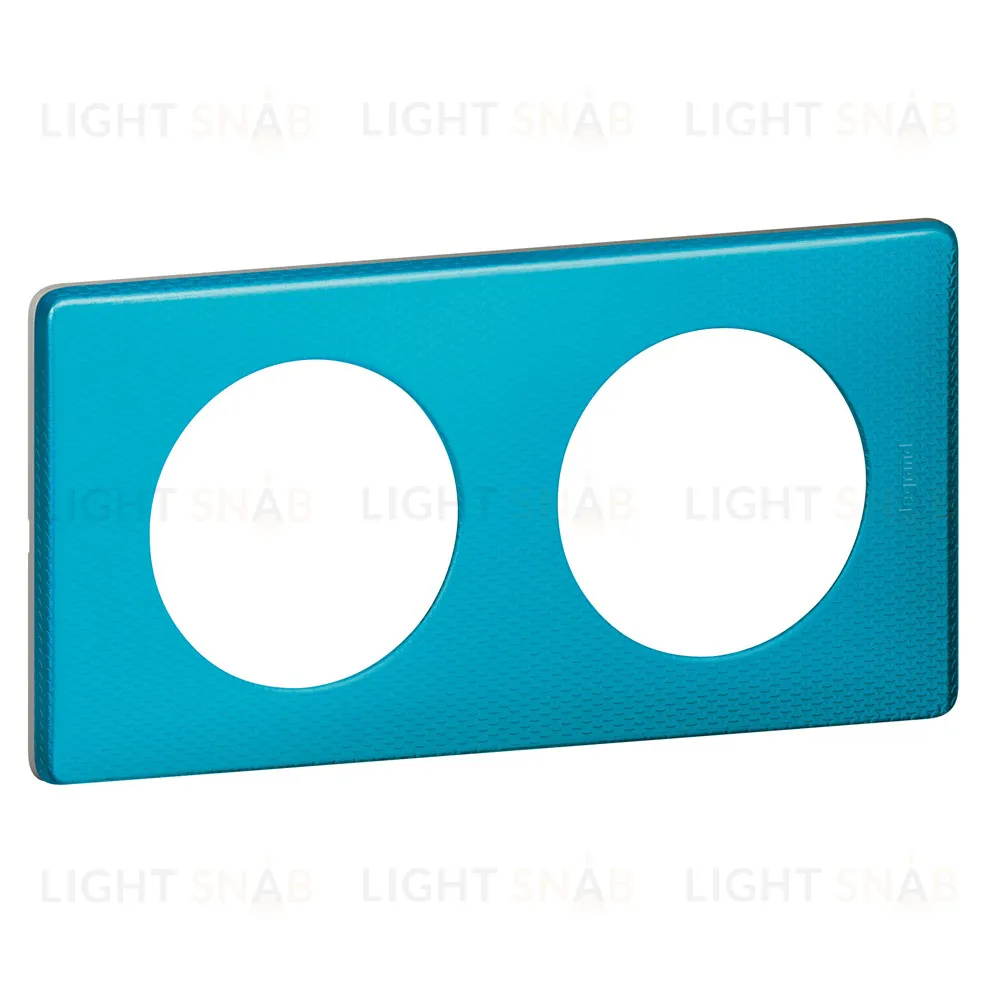 Рамка двухместная Legrand Celiane лазурный пунктум 68772 68772