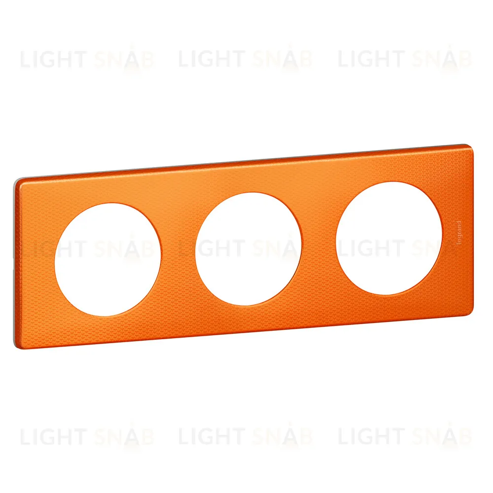 Рамка трехместная Legrand Celiane оранж пунктум 68763 68763