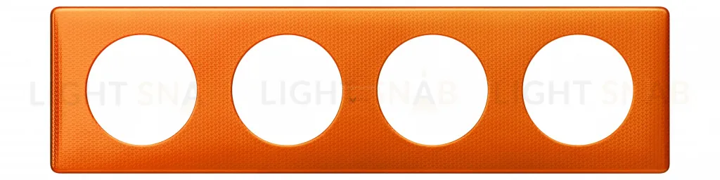 Рамка четырехместная Legrand Celiane оранж пунктум 68764 68764