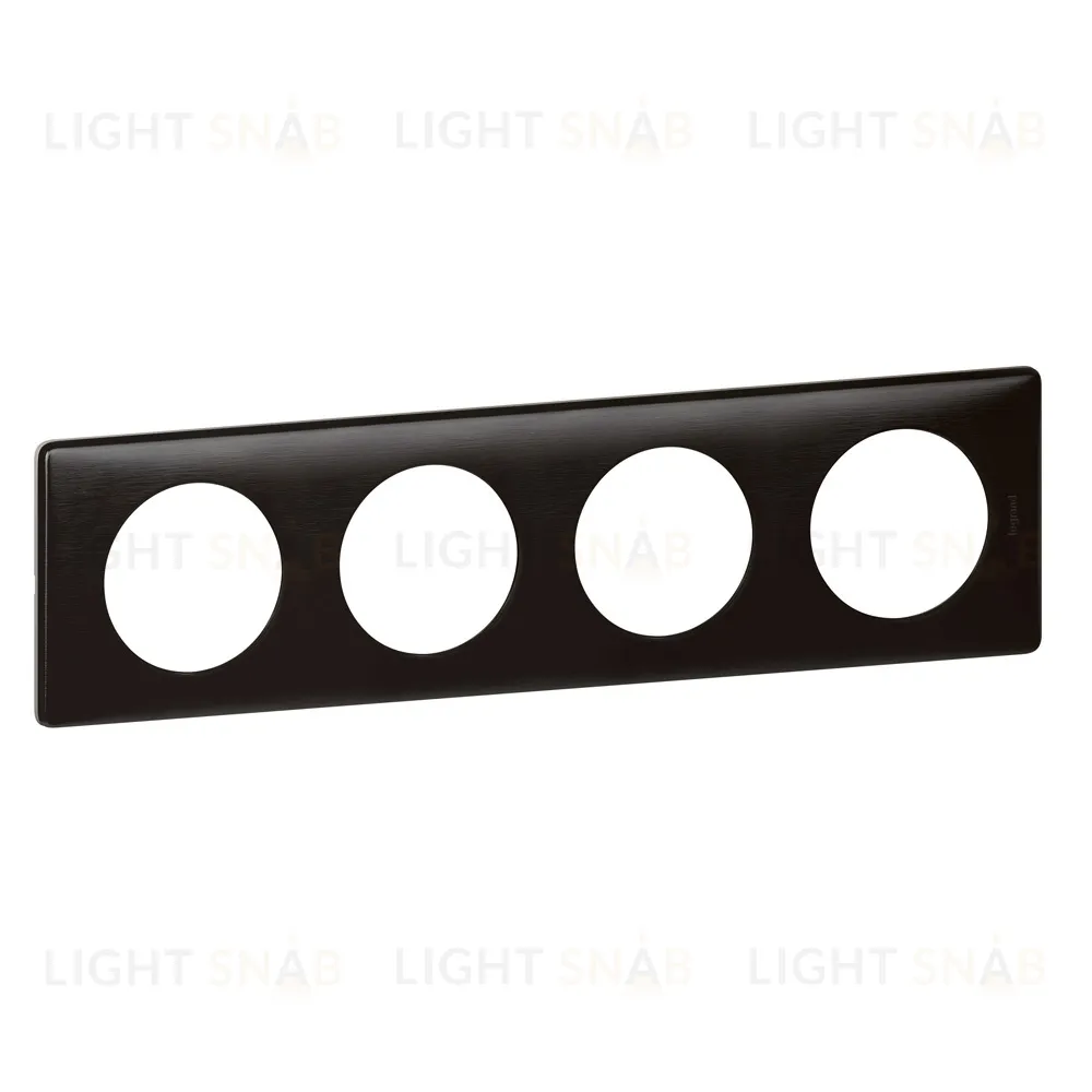 Рамка четырехместная Legrand Celiane карбон 68984 68984