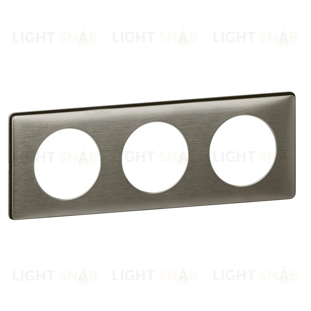 Рамка трехместная Legrand Celiane вольфрам 68973 68973