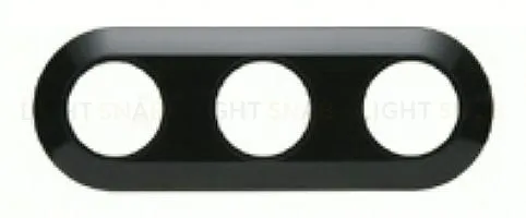 Рамка 3-местная Berker Serie 1930, черный глянцевый 138131 138131