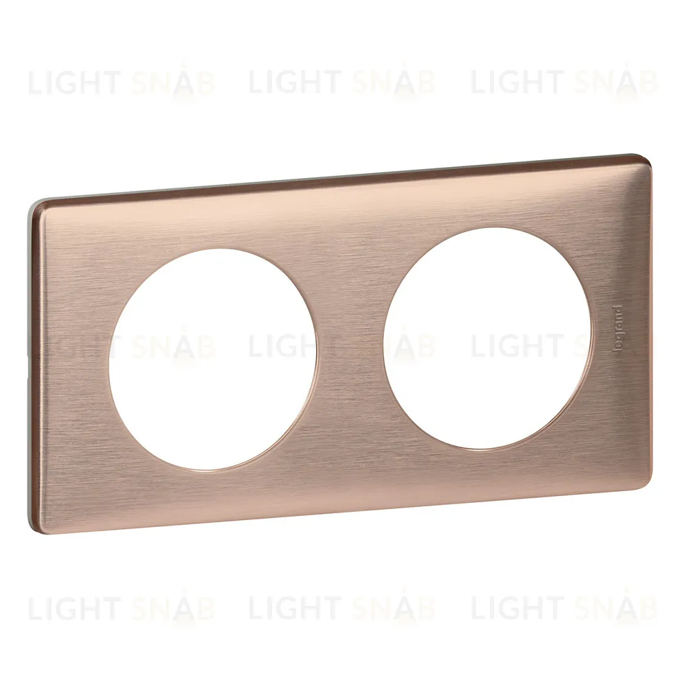 Рамка двухместная Legrand Celiane медь 68992 68992