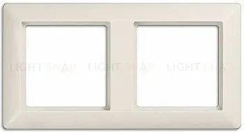 Рамка на 2 поста Jung AS 500 слоновая кость AS582 AS582