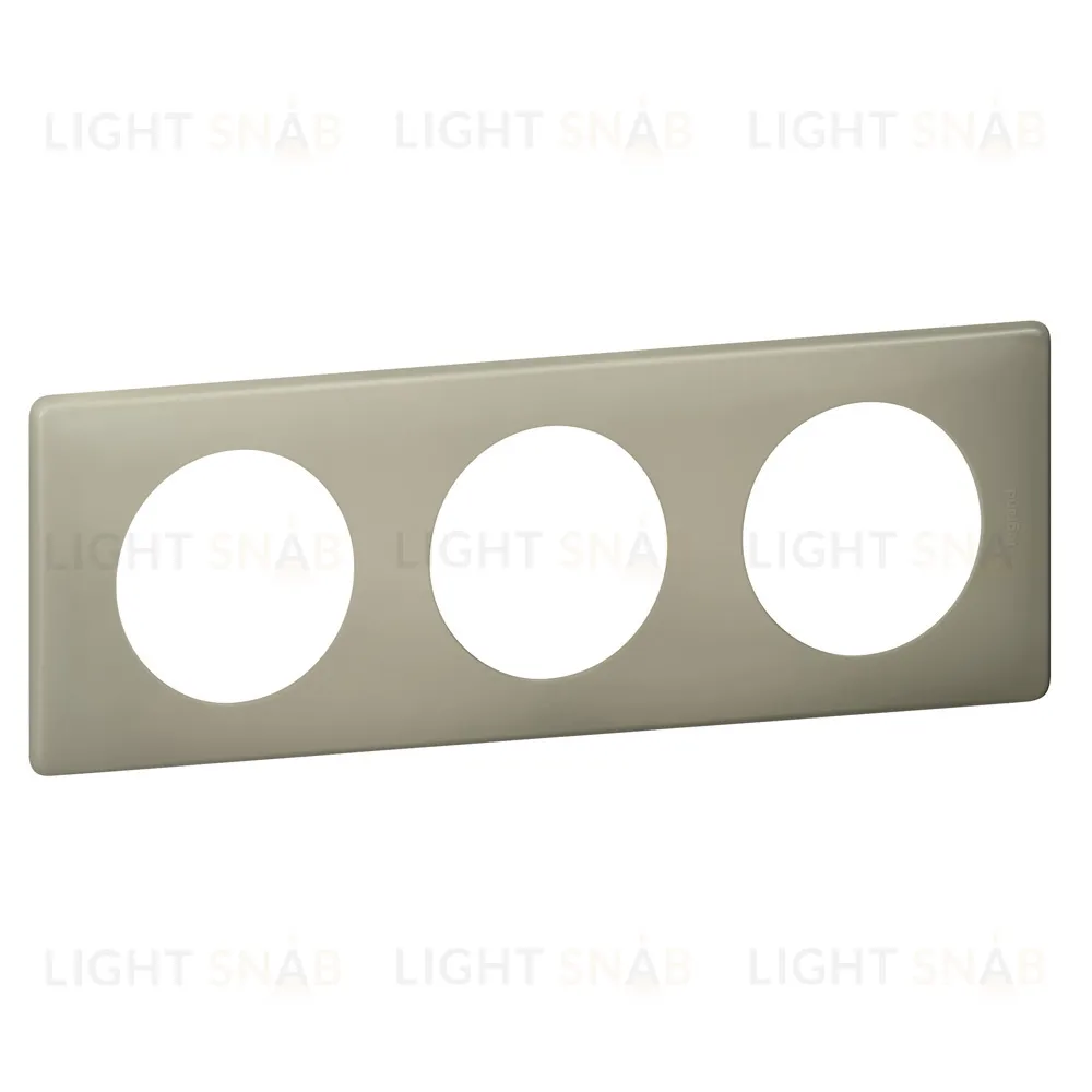 Рамка трехместная Legrand Celiane Грин перкаль 66713 66713