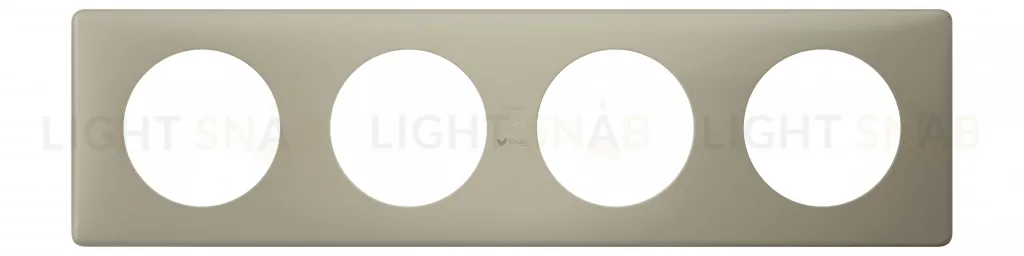 Рамка четырехместная Legrand Celiane Грин перкаль 66714 66714