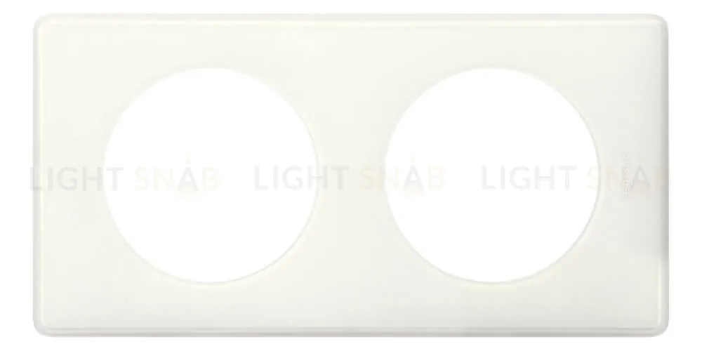 Рамка двухместная Legrand Celiane, слоновая кость глянец 66622 66622