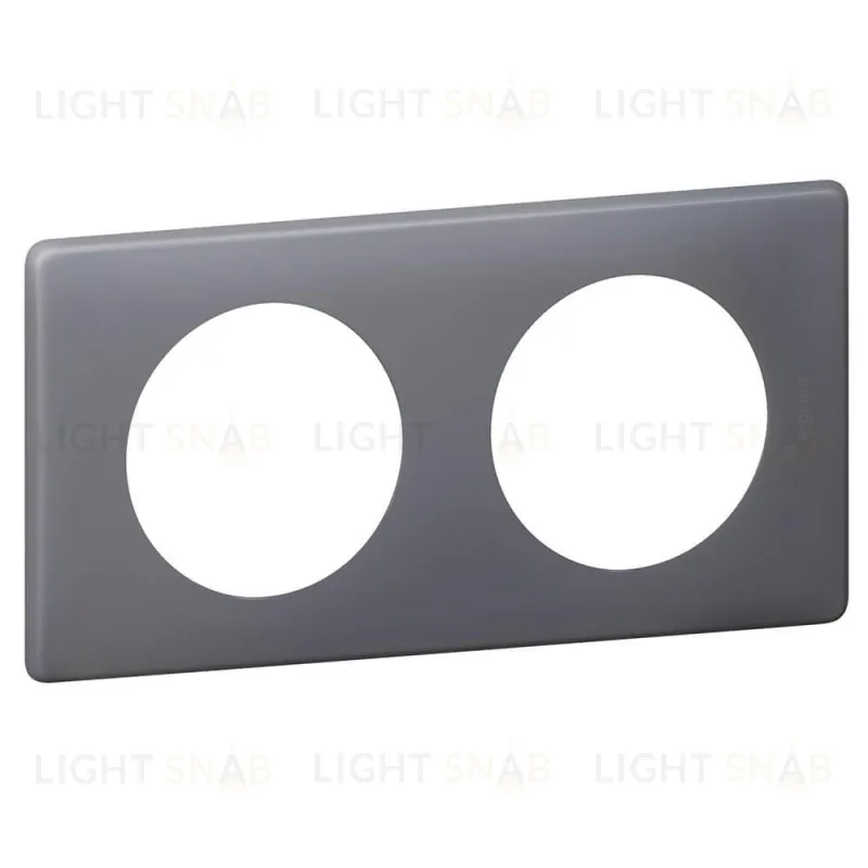 Рамка двухместная Legrand Celiane Фиолетовая перкаль 66732 66732