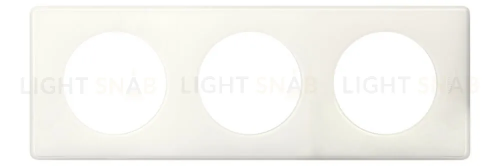 Рамка трехместная Legrand Celiane, слоновая кость глянец 66623 66623