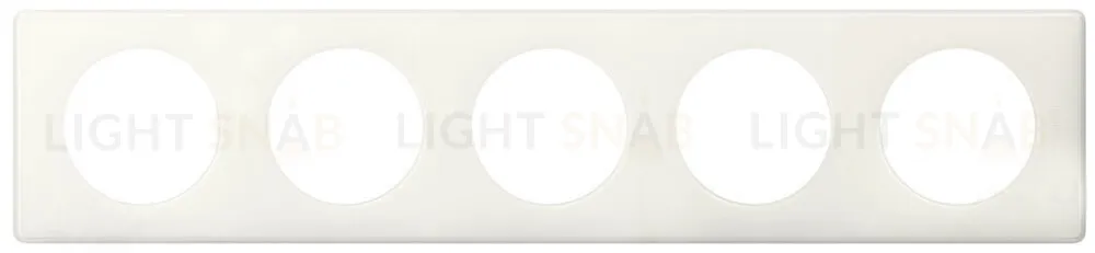 Рамка пятиместная Legrand Celiane, слоновая кость глянец 66625 66625