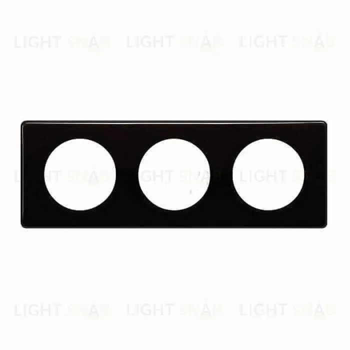 Рамка трехместная Legrand Celiane, черный глянец 66683 66683