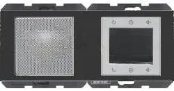 Радио Berker Touch c динамиком, антрацит 28807006 28807006