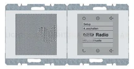 Радио Berker Touch c динамиком, белый глянцевый 28807009 28807009