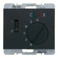 Терморегулятор Berker с выносным датчиком, для электрического теплого пола, 10A/230B 16727106+FRe 525 22 16727106 + FRe 525 22