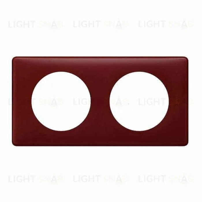Рамка двухместная Legrand Celiane, перкаль бордо 66752 66752