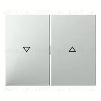 Выключатель управления жалюзи клавишный Berker, 10А/250В 14357109+303520 14357109 + 303520