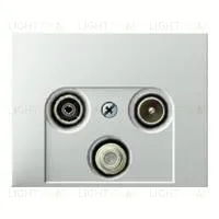 Телевизионная розетка оконечная Berker TV-SAT-FM 12017019+S4100 12017019 + S4100