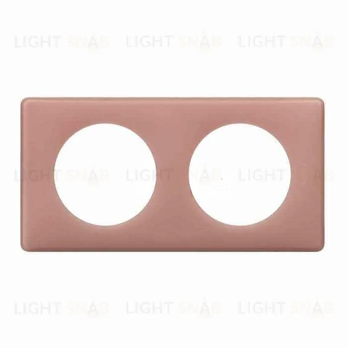 Рамка двухместная Legrand Celiane, перкаль розе 66762 66762