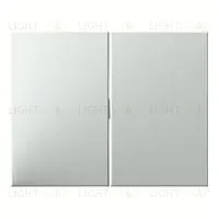 Выключатель двухклавишный проходной Berker (вкл/выкл с 2-х мест) 10А/250В 14357009+303808 14357009 + 303808