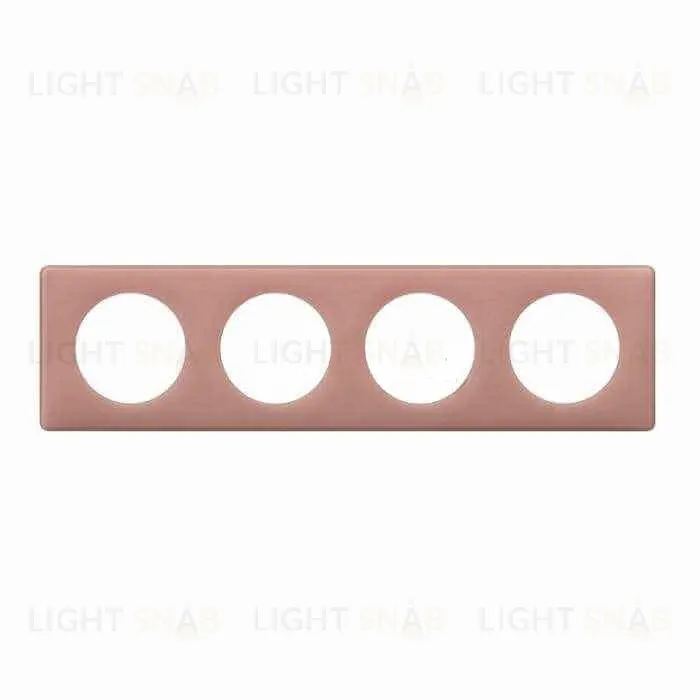 Рамка четырехместная Legrand Celiane, перкаль розе 66764 66764