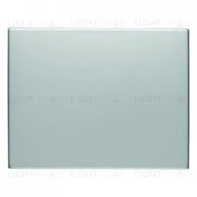 Выключатель одноклавишный универсальный Berker (вкл/выкл с 2-х мест) 10А/250В, металл алюминий 14057003+3036 14057003 + 3036