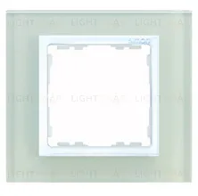 Рамка Simon 82 Nature на 1 пост (натуральное стекло) 82617-60 82617-60