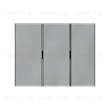 Выключатель 3-х клавишный Berker 16А 633023+14657004 633023 + 14657004