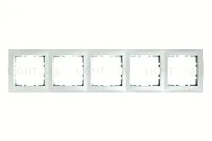Рамка пятерная Berker S.1 белый матовый 10159909 10159909