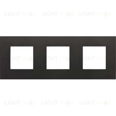 Рамка тройная ABB Niessen Zenit, немецкий стандарт (антрацит) 2CLA227300N1801+2CLA227190N1001+2CLA227190N1001+2CLA227190N1001 2CLA227300N1801 + 2CLA227190N1001