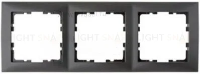 Рамка тройная Berker S.1 антрацит 10139949 10139949