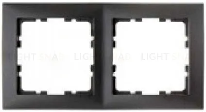 Рамка двойная Berker S.1 антрацит 10129949 10129949