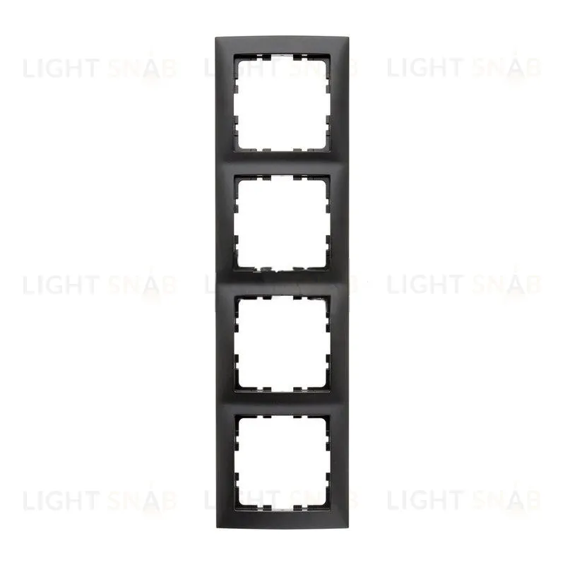 Рамка четверная Berker S.1 антрацит 10149949 10149949