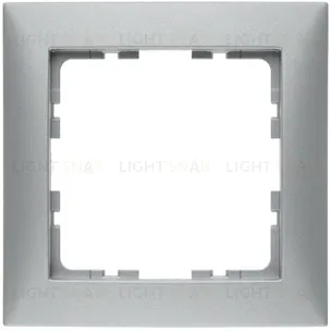 Рамка одинарная Berker S.1 алюминий 10119939 10119939