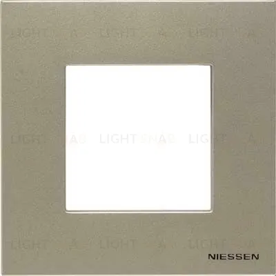Рамка одинарная ABB Niessen Zenit, немецкий стандарт (шампань) 2CLA227100N1901+2CLA227190N1001 2CLA227100N1901 + 2CLA227190N1001
