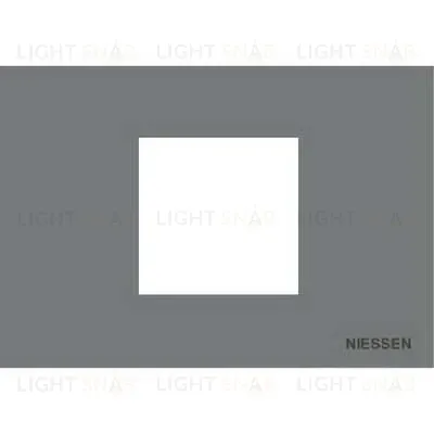 Рамка на 2 модуля ABB Niessen Zenit, итальянский стандарт (серебристый) 2CLA247200N1301+2CLA247390N1001 2CLA247200N1301 + 2CLA247390N1001