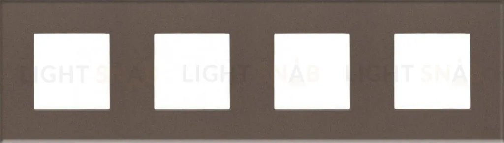 Рамка четверная ABB Niessen Zenit, немецкий стандарт (кофейное стекло) 2CLA227400N3701+2CLA227190N1001+2CLA227190N1001+2CLA227190N1001+2CLA227190N1001 2CLA227400N3701 + 2CLA227190N1001