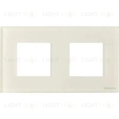 Рамка двойная ABB Niessen Zenit, немецкий стандарт (белое стекло) 2CLA227200N3001+2CLA227190N1001+2CLA227190N1001 2CLA227200N3001 + 2CLA227190N1001
