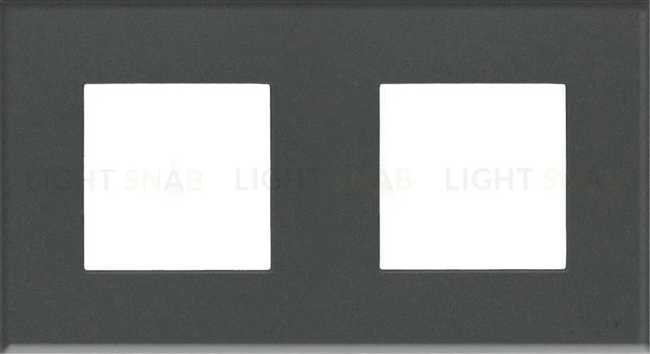 Рамка двойная ABB Niessen Zenit, немецкий стандарт (стекло графит) 2CLA227200N3801+2CLA227190N1001+2CLA227190N1001 2CLA227200N3801 + 2CLA227190N1001