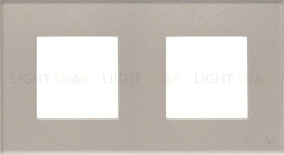 Рамка двойная ABB Niessen Zenit, немецкий стандарт (стекло брызги шампанского) 2CLA227200N3901+2CLA227190N1001+2CLA227190N1001 2CLA227200N3901 + 2CLA227190N1001