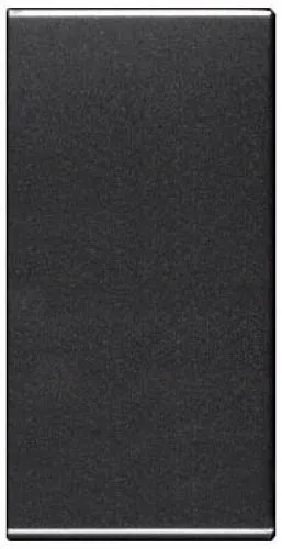 Заглушка узкая(1 модуль) ABB Niessen Zenit (антрацит) 2CLA210000N1801 2CLA210000N1801